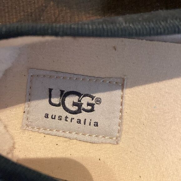 UGG Abigail Black Linen Back Lace Up Espadrilles Flats US 9 - Picture 4 of 8